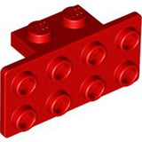 LEGO 93274 Bracket 1 x 2 - 2 x 4 in Red - Authentic LEGO Part