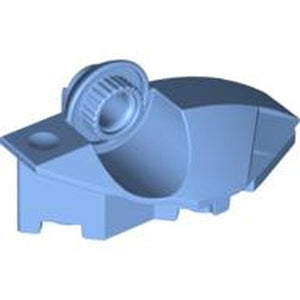 LEGO 47430 Large Figure Foot with Rotation Joint Ball Half Vertical in Medium Blue - Authentic LEGO Part