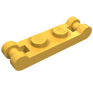 LEGO 18649 Plate, Modified 1 x 2 with Bar Handles on Ends in Bright Light Orange - Authentic LEGO Part
