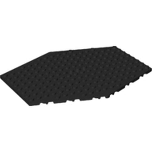 LEGO 44666 Plate, Modified 14 x 18 Hexagonal with Lowered 2 x 4 Bottom with 3 Pin Holes - Main Product Image