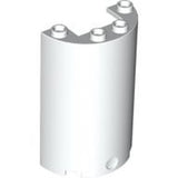 LEGO 85941 Cylinder Half 2 x 4 x 5 with 1 x 2 Cutout in White - Authentic LEGO Part