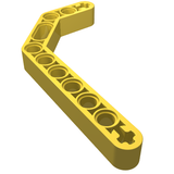 LEGO 32009 Light Bluish Gray Technic, Liftarm, Modified Bent Thick 1 x 11.5 Double in Yellow - Authentic LEGO Part