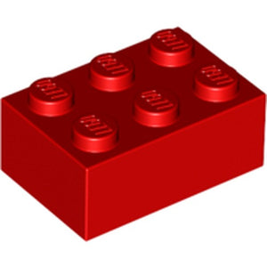 LEGO 3002 Brick 2 x 3 in Red - Authentic LEGO Part