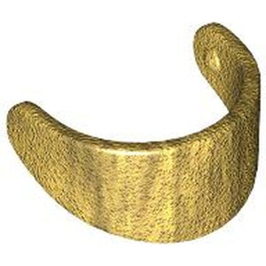 LEGO 2447 Minifigure, Visor Standard in Metallic Gold - Authentic LEGO Part