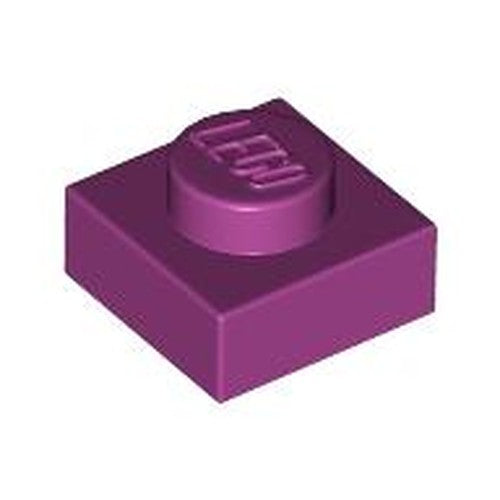 LEGO 3024 Plate 1 x 1 in Magenta - Authentic LEGO Part