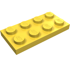 LEGO 3020 Plate 2 x 4 in Yellow - Authentic LEGO Part