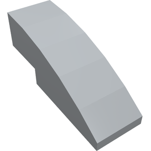 LEGO 50950 Slope, Curved 3 x 1 in Light Bluish Gray - Authentic LEGO Part