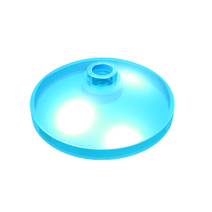 LEGO 43898 Dish 3 x 3 Inverted (Radar) in Trans-Light Blue - Authentic LEGO Part