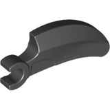 LEGO 16770 Barb / Claw / Horn / Tooth with Clip, Curved in Black - Authentic LEGO Part