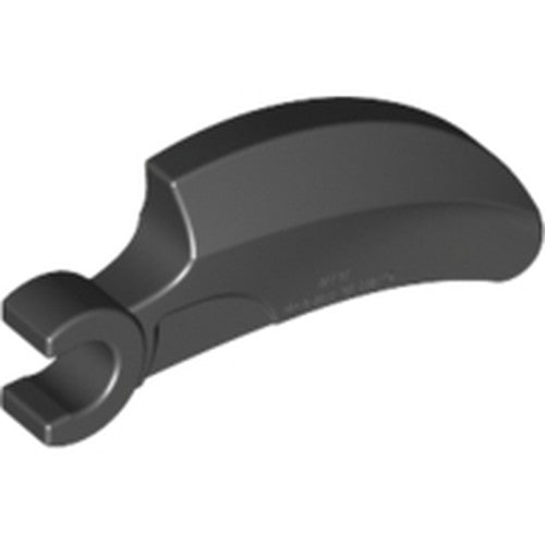 LEGO 16770 Barb / Claw / Horn / Tooth with Clip, Curved in Black - Authentic LEGO Part