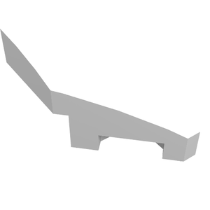 LEGO 29119 Wedge 2 x 1 x 2/3 Right in White - Authentic LEGO Part