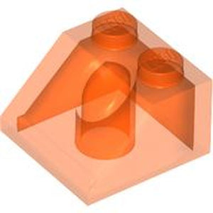 LEGO 3039 Slope 45 2 x 2 in Trans-Neon Orange - Authentic LEGO Part