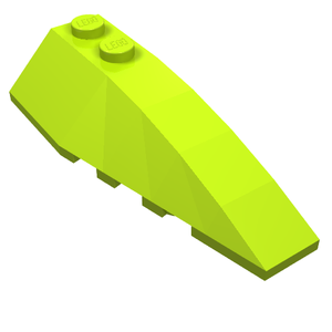 LEGO 41747 Wedge 6 x 2 Right in Lime - Authentic LEGO Part