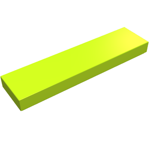 LEGO 2431 Tile 1 x 4 in Lime - Authentic LEGO Part