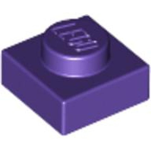 LEGO 3024 Plate 1 x 1 in Dark Purple - Authentic LEGO Part