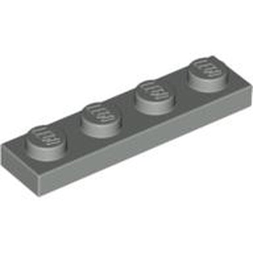 LEGO 3710 Plate 1 x 4 in Light Gray - Authentic LEGO Part