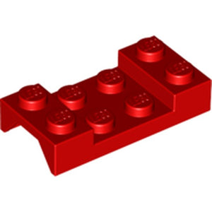 LEGO 3788 Vehicle, Mudguard 2 x 4 with Arch Studded in Red - Authentic LEGO Part