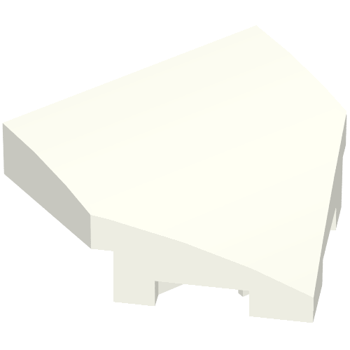 LEGO 66956 Wedge 2 x 2 x 2/3 Pointed in White - Authentic LEGO Part
