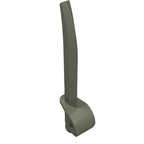 LEGO 2530 Minifigure, Weapon Sword, Cutlass / Saber with Small Hilt - Main Product Image