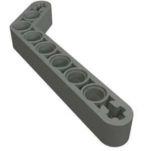 LEGO 32271 Technic, Liftarm, Modified Bent Thick 1 x 9 (7 - 3) in Dark Bluish Gray - Authentic LEGO Part