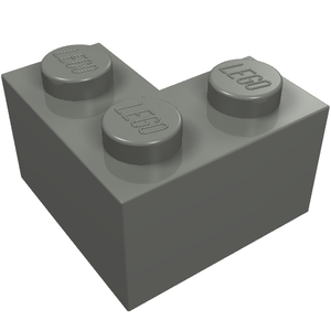 LEGO 2357 Brick 2 x 2 Corner in Dark Bluish Gray - Authentic LEGO Part