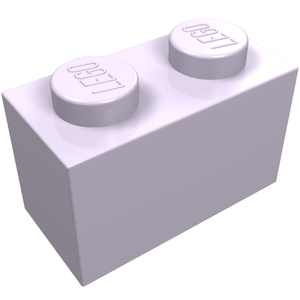 LEGO 3004 Brick 1 x 2 in Lavender - Authentic LEGO Part