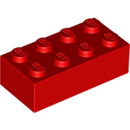 LEGO 3001 Brick 2 x 4 in Red - Authentic LEGO Part