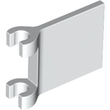LEGO 80326 Flag 2 x 2 Square with Flared Edge in White - Authentic LEGO Part