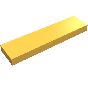LEGO 2431 Tile 1 x 4 in Bright Light Orange - Authentic LEGO Part