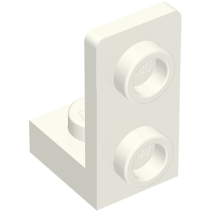 LEGO 73825 Bracket 1 x 1 - 1 x 2 Inverted in White - Authentic LEGO Part