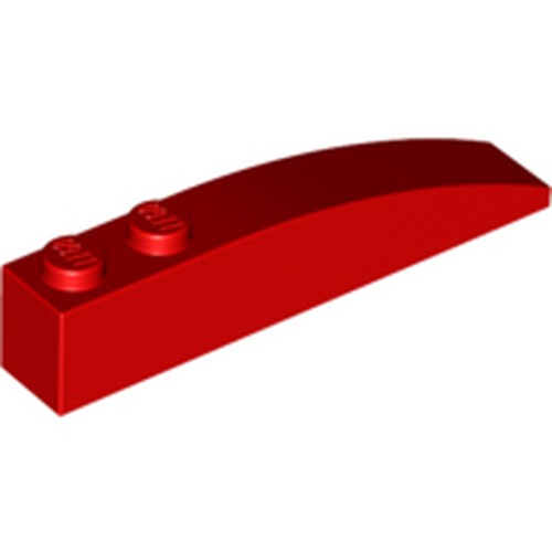 LEGO 42022 Slope, Curved 6 x 1 in Red - Authentic LEGO Part