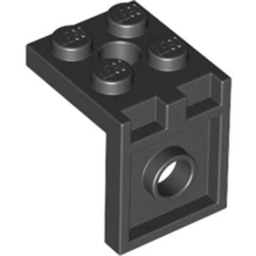 LEGO 3956 Bracket 2 x 2 - 2 x 2 with 2 Holes in Black - Authentic LEGO Part