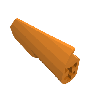 LEGO 11946 Technic, Panel Fairing #21 Very Small Smooth, Side B in Orange - Authentic LEGO Part