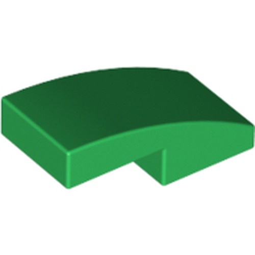 LEGO 11477 Slope, Curved 2 x 1 x 2/3 in Green - Authentic LEGO Part