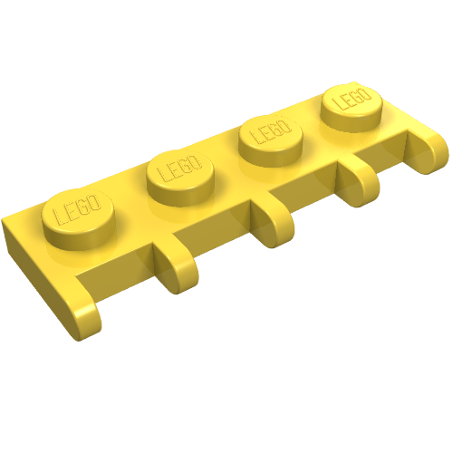 LEGO 4315 Hinge Plate 1 x 4 in Yellow - Authentic LEGO Part