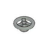 LEGO 30663 Vehicle, Steering Wheel Small, 2 Studs Diameter in Light Gray - Authentic LEGO Part