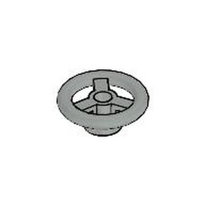 LEGO 30663 Vehicle, Steering Wheel Small, 2 Studs Diameter in Light Gray - Authentic LEGO Part