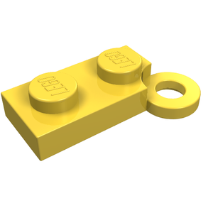 LEGO 2429 Hinge Plate 1 x 4 Swivel Base in Yellow - Authentic LEGO Part