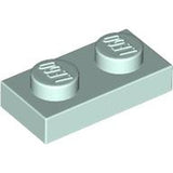 LEGO 3023 Plate 1 x 2 in Light Aqua - Authentic LEGO Part