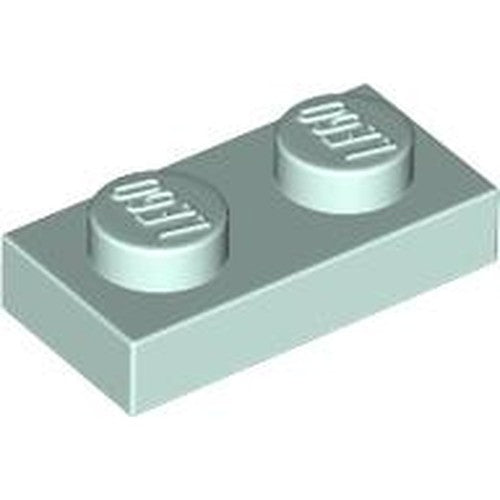 LEGO 3023 Plate 1 x 2 in Light Aqua - Authentic LEGO Part