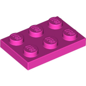 LEGO 3021 Plate 2 x 3 in Dark Pink - Authentic LEGO Part
