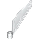 LEGO 61800 Bionicle Wing Small / Tail with Axle Hole in White - Authentic LEGO Part