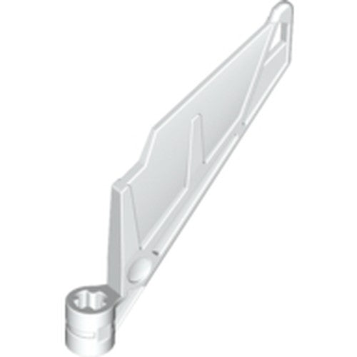 LEGO 61800 Bionicle Wing Small / Tail with Axle Hole in White - Authentic LEGO Part