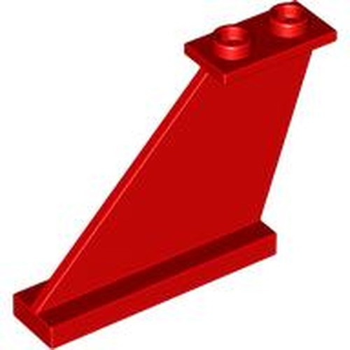 LEGO 2340 Tail 4 x 1 x 3 in Red - Authentic LEGO Part