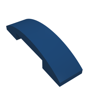 LEGO 93273 Slope, Curved 4 x 1 x 2/3 Double in Dark Blue - Authentic LEGO Part