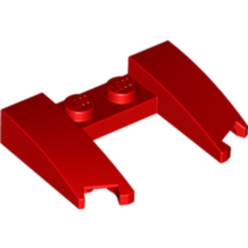 LEGO 11291 Wedge 3 x 4 x 2/3 Curved with Cutout in Red - Authentic LEGO Part