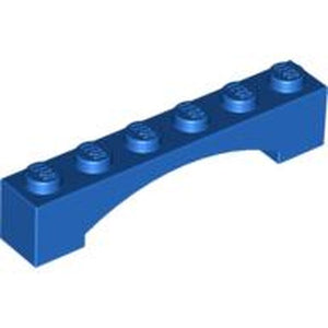 LEGO 92950 Arch 1 x 6 Raised Arch in Blue - Authentic LEGO Part