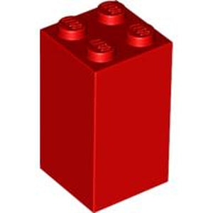 LEGO 30145 Brick 2 x 2 x 3 in Red - Authentic LEGO Part