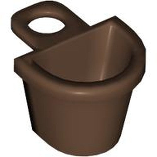 LEGO 4523 Minifigure Container D-Basket in Brown - Authentic LEGO Part