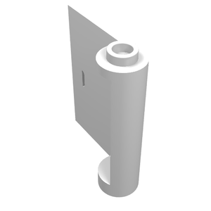 LEGO 60658 Door 1 x 3 x 3 Left - Open Between Top and Bottom Hinge in White - Authentic LEGO Part